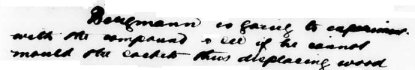 Edison Letter About Bergmann Testing